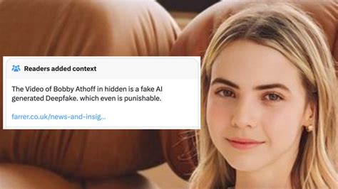 bobbi althoff leaked deepfake|What Is The Leaked Bobbi Althoff Video Going Viral On Social。